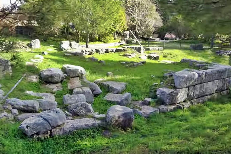 Castle of Vourlia Antikyra, Greece